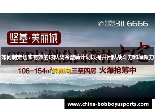 如何制定切实有效的球队奖金激励计划以提升团队战斗力和凝聚力