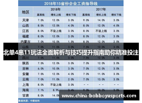 北单4串11玩法全面解析与技巧提升指南助你精准投注